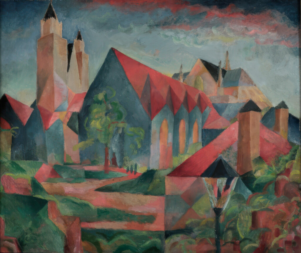 Cathédrale de Magdebourg, Paul Adolf Seehaus, 1918, Neue Nationalgalerie, Berlin