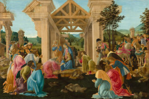 L'Adoration des mages, Sandro Botticelli, vers 1478-1482, National Gallery of Art, Washington D.C.