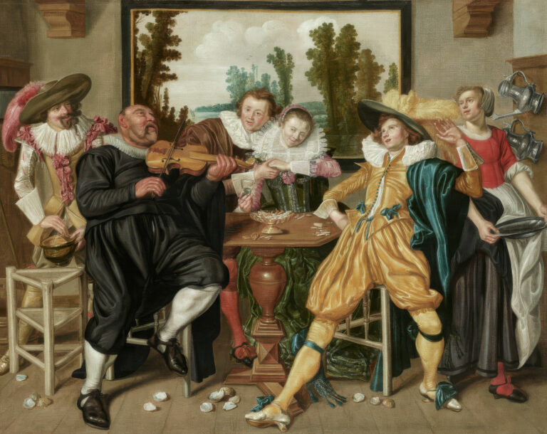 Merry Company, Willem Pietersz. Buytewech, c. 1622–1624, Gemäldegalerie, Berlin