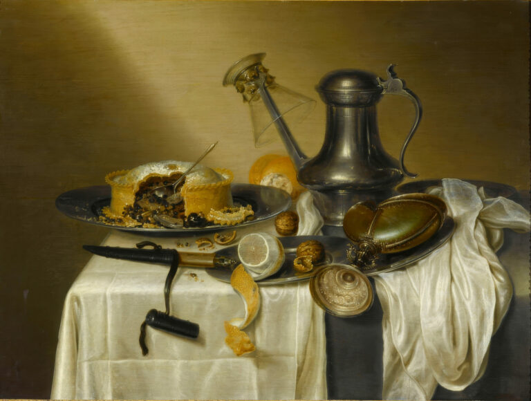 Still Life with Truffle Pie, Maerten Boelema de Stomme, 1644, Musée d'Arts de Nantes (Photo credit: Gérard Blot / Agence photographique de la Réunion des Musées Nationaux – Grand Palais)
