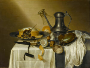 Nature morte au pâté truffé, Maerten Boelema de Stomme, 1644, Musée d'Arts de Nantes (Crédit photographique : Gérard Blot/Agence photographique de la Réunion des Musées Nationaux - Grand Palais)