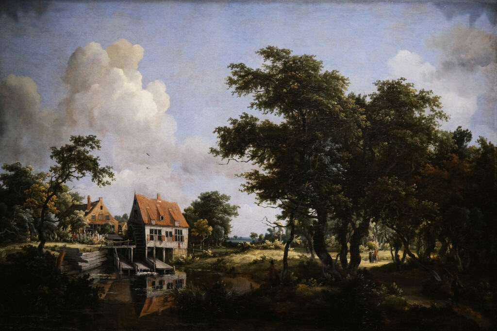 The Mills, Meindert Hobbema, between 1664 and 1668, Petit Palais, Musée des Beaux-Arts de la Ville de Paris, Paris Musées (photo Vmuseum)