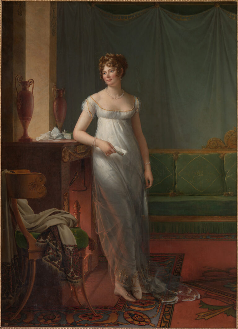 Madame Charles Maurice de Talleyrand-Périgord, Baron François Gérard, vers 1804, The Metropolitan Museum of Art (MET), New York