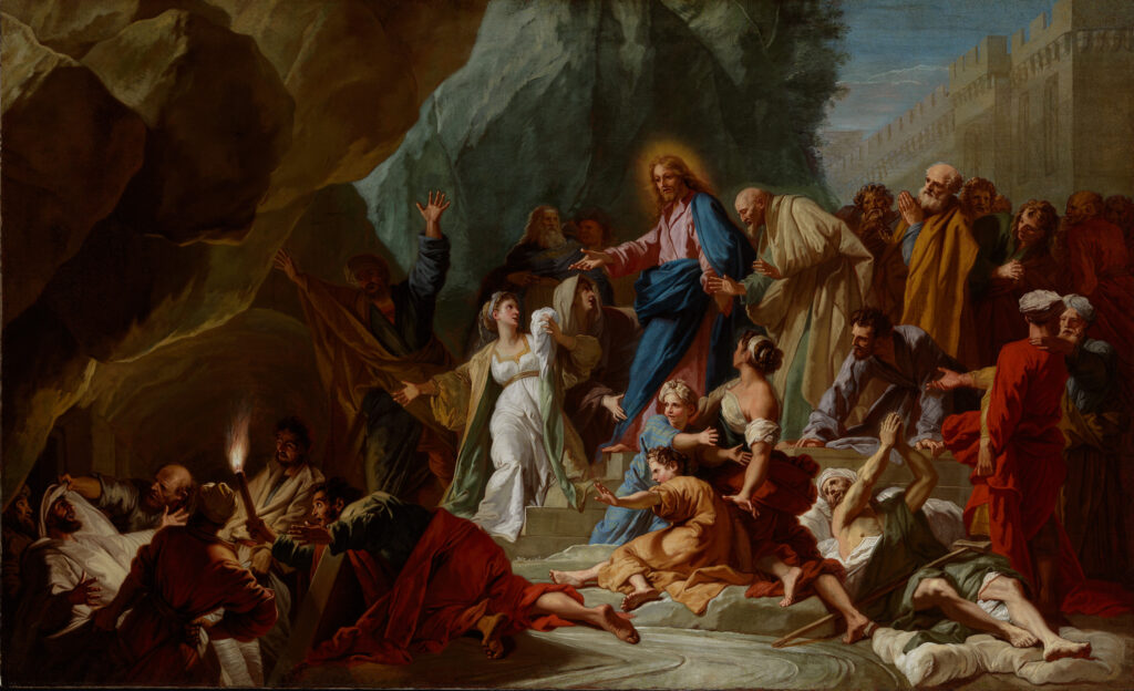 La Résurrection de Lazare, Jean Jouvenet, vers 1711, Los Angeles County Museum of Art, The Ciechanowiecki Collection, Gift of The Ahmanson Foundation, photo © Museum Associates/LACMA