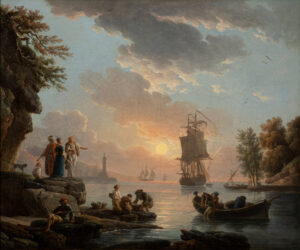 Marine, attribué à Claude-Joseph Vernet, vers 1750, Reims, Musée des Beaux-Arts (inv. 913.7.2), Photo : Corentin Le Goff
