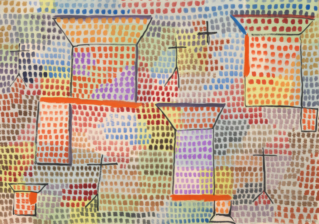 Croix et colonnes, Paul Klee, 1931, Pinakothek der Moderne, Munich