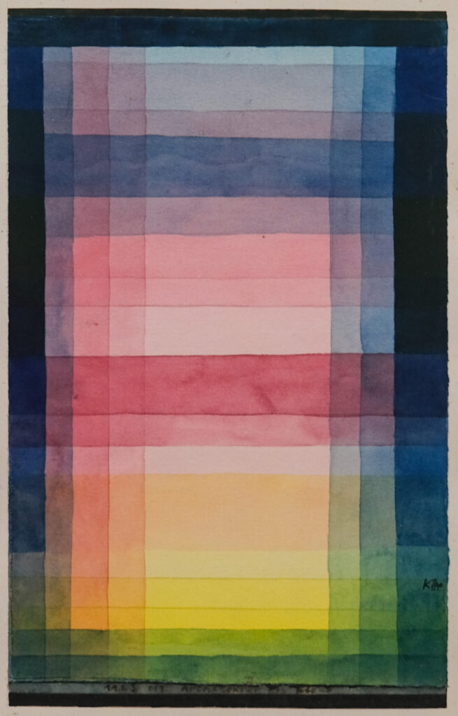 Architecture of the Plain, Paul Klee, 1923, Museum Berggruen, Berlin (photo Vmuseum)
