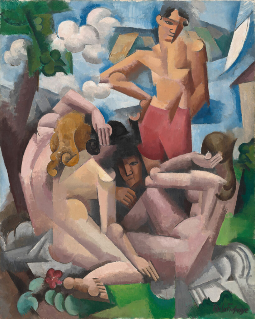 Les Baigneurs, Roger de La Fresnaye, 1912, National Gallery of Art, Washington D.C.