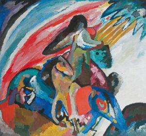 Improvisation 12 (Le Cavalier), Vassily Kandinsky, 1910, Pinakothek der Moderne, Munich