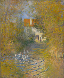 Les Oies, Claude Monet, 1874, Clark Art Institute (Williamstown, Massachusetts)
