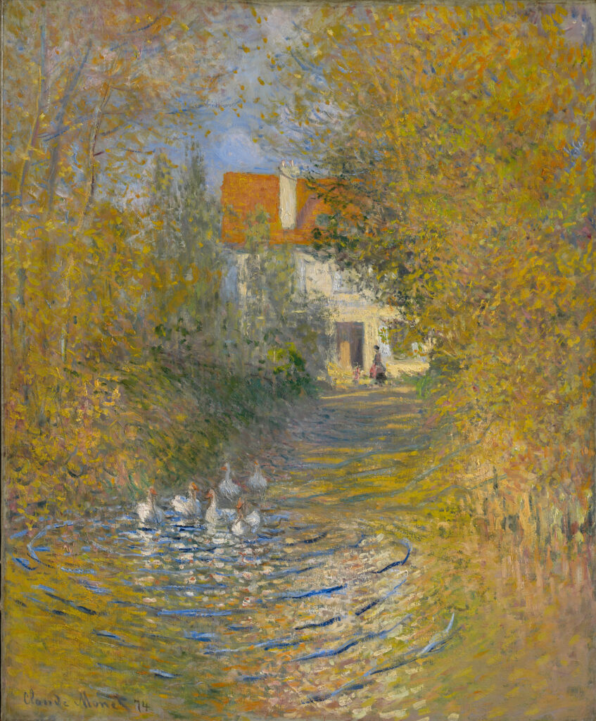 Les Oies, Claude Monet, 1874, Clark Art Institute (Williamstown, Massachusetts)