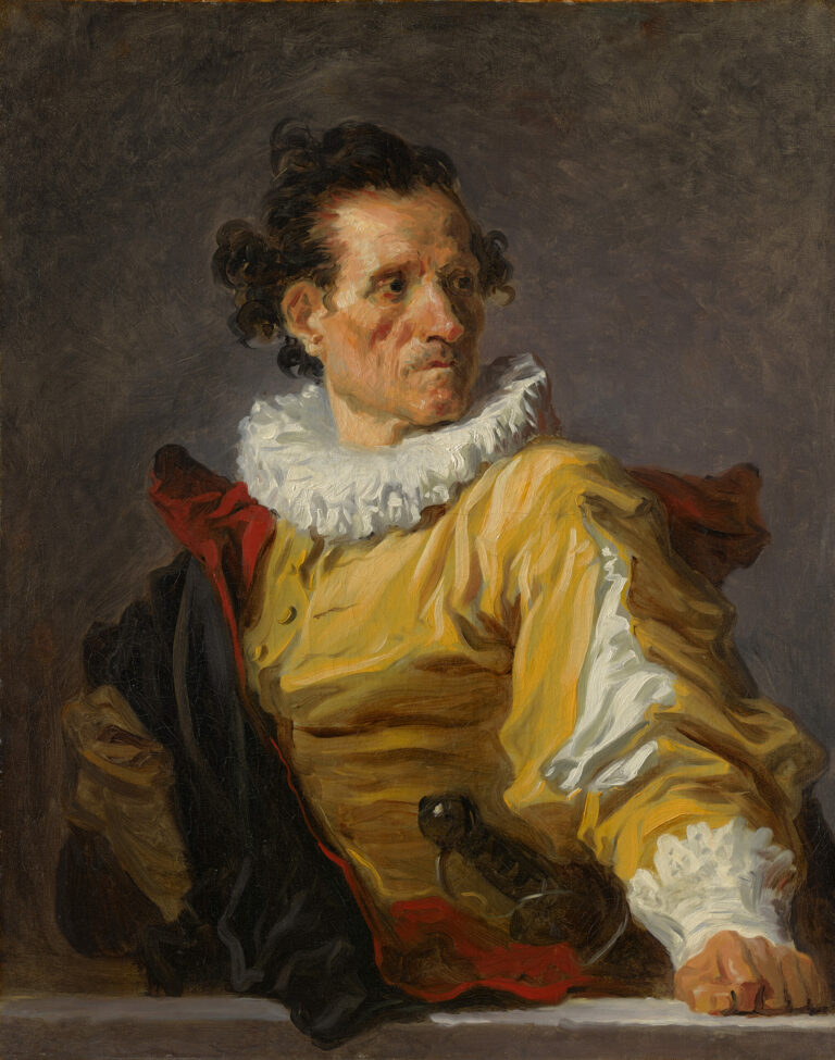 Jean-Honoré Fragonard, Le Guerrier, vers 1770, huile sur toile. Clark Art Institute, acquis par le Clark, 1964.8