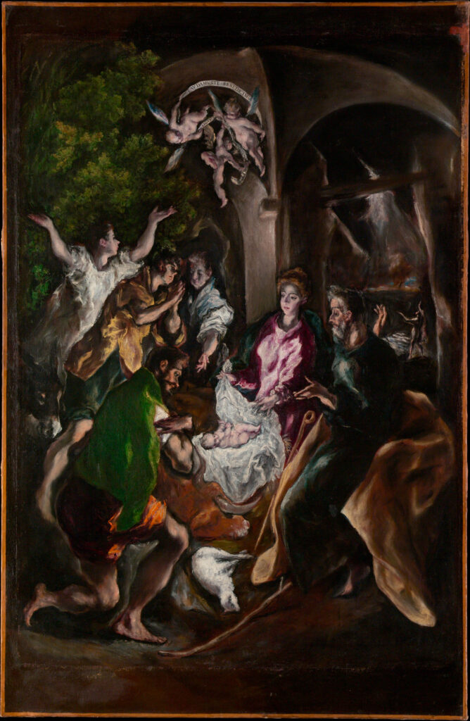 L'Adoration des bergers, Le Greco (Domenikos Theotokopoulos), vers 1605-1610, The Metropolitan Museum of Art, New York