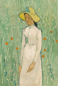 Jeune fille en blanc, Vincent van Gogh, 1890, National Gallery of Art, Washington D.C.