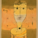 Paul Klee, Scattered Words of the Frugal, 1924, oil transfer and watercolour on paper mounted on cardboard, Musée Berggruen