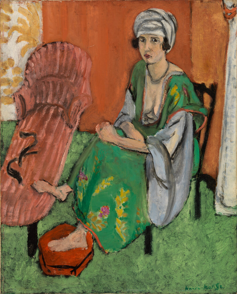 La Robe verte, Henri Matisse, 1919, The Barnes Foundation, Philadelphie