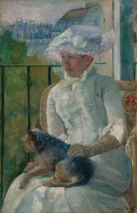Jeune fille à la fenêtre, Mary Cassatt, vers 1883-1884, National Gallery of Art, Washington D.C.