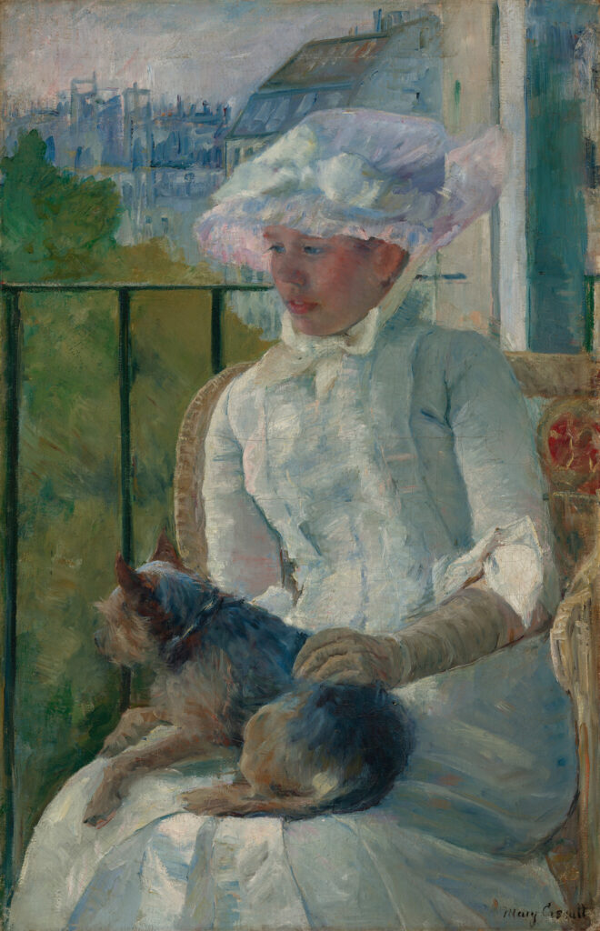 Jeune fille à la fenêtre, Mary Cassatt, vers 1883-1884, National Gallery of Art, Washington D.C.