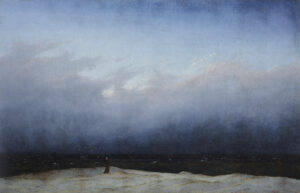 Moine au bord de la mer, Caspar David Friedrich, 1808–1810, Alte Nationalgalerie, Berlin
