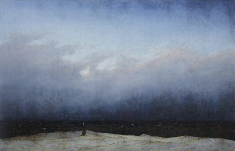 Moine au bord de la mer, Caspar David Friedrich, 1808–1810, Alte Nationalgalerie, Berlin