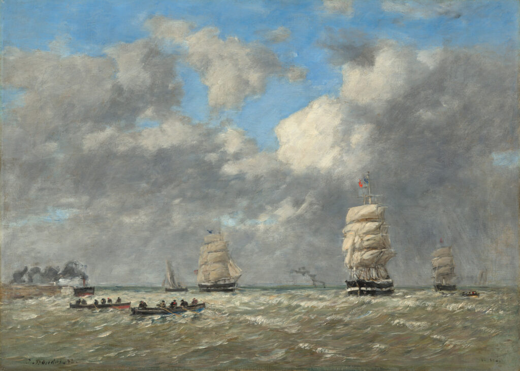 Le Havre, Eugène Boudin, 1883, National Gallery of Art, Washington D.C.