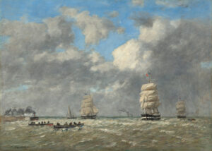 Le Havre, Eugène Boudin, 1883, National Gallery of Art, Washington D.C.