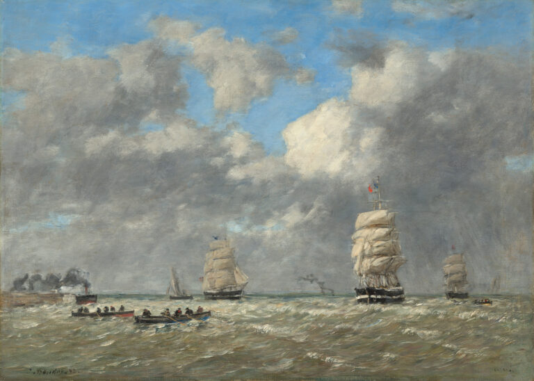 Le Havre, Eugène Boudin, 1883, National Gallery of Art, Washington D.C.
