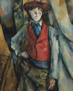 Garçon au gilet rouge, Paul Cézanne, 1888-1890, National Gallery of Art, Washington D.C. (collection de M. et Mme Paul Mellon)