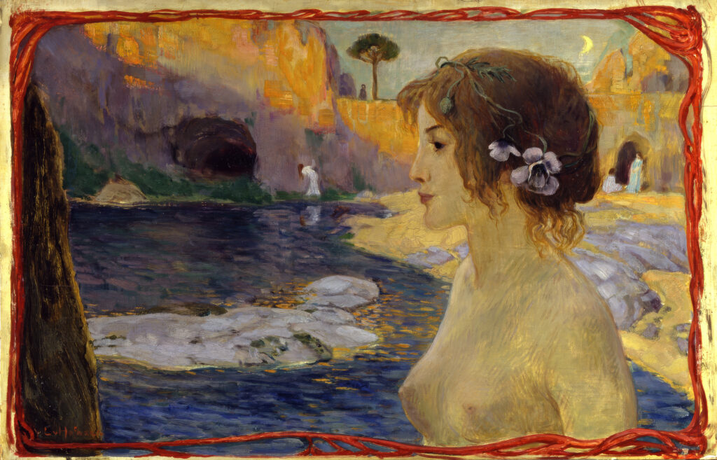 Rêverie (Träumerei), Ludwig von Hofmann, 1898, Alte Nationalgalerie, Berlin