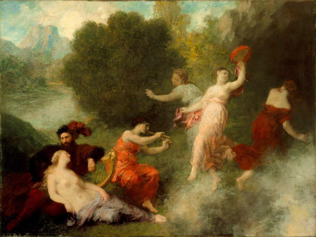 Tannhäuser sur le Venusberg, Henri Fantin-Latour, 1864, Los Angeles County Museum of Art (LACMA), don de M. et Mme Charles Boyer (inv. 59.62)