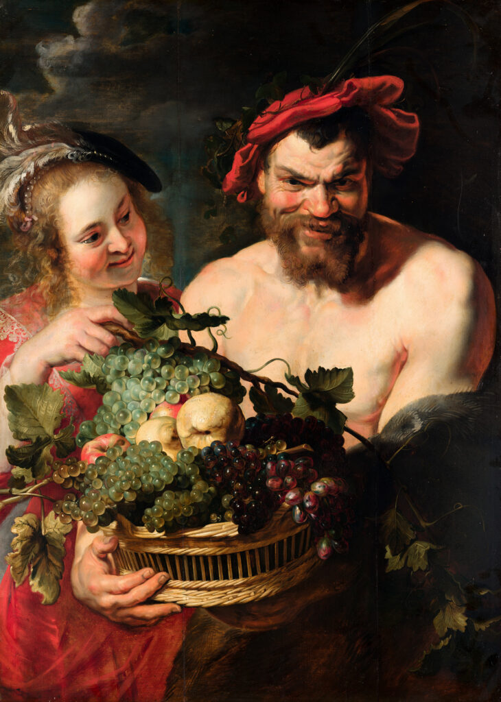 Nymphe et Satyre, d'après Pierre Paul Rubens, vers 1600-1700, Mauritshuis, La Haye