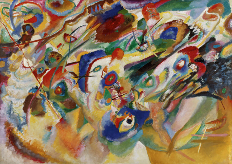 Sketch 2 for Composition VII, Wassily Kandinsky, 1913, Städtische Galerie im Lenbachhaus und Kunstbau, Munich