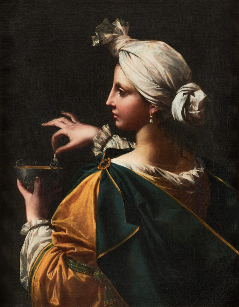 Donato Creti, Cléopâtre dissolvant la perle, v. 1700-1705, huile sur toile. Clark Art Institute, don de la Fondation Aso O. Tavitian, 2025.1.118